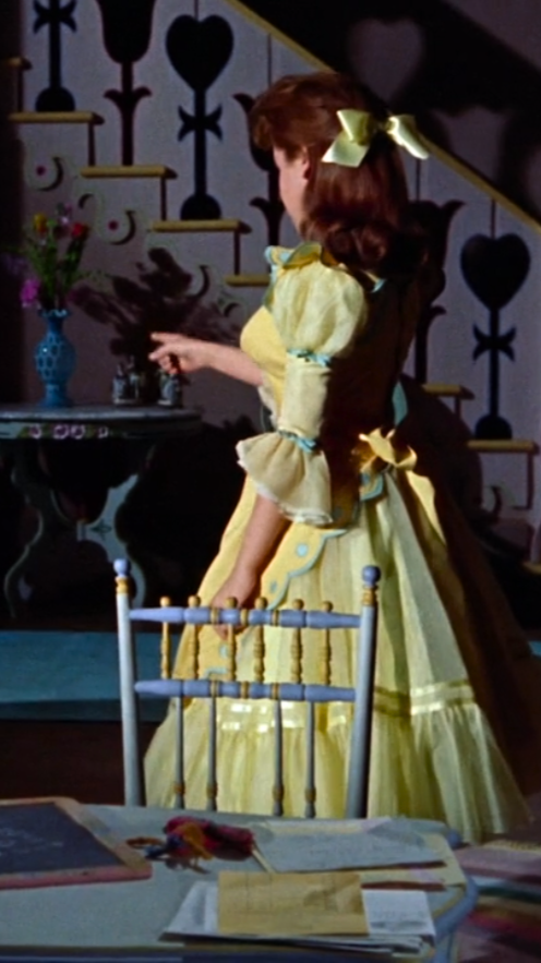 Mary Quite Contrary (Annette Funicello) Yellow Dress.. Babes In Toyland (1961).. Costume By Bill Thomas.