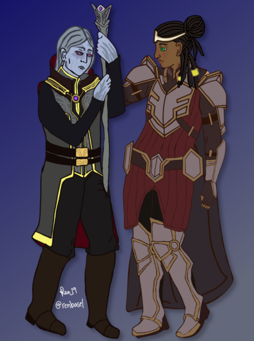 renniequeer:I still haven’t actually watched The Dragon Prince, but this femslash Harrow x Viren was