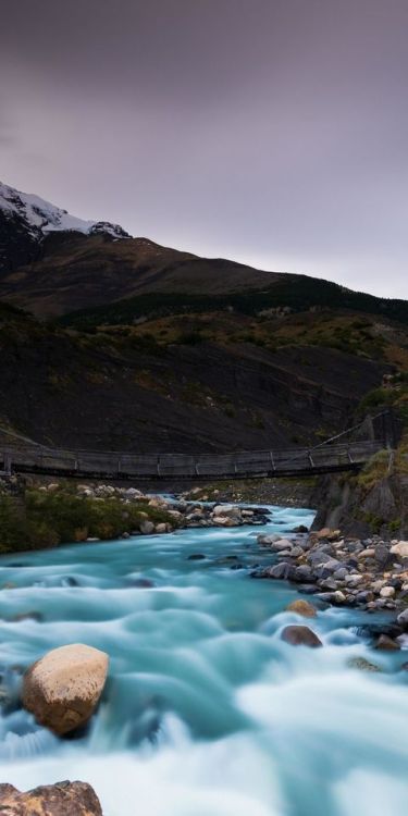 1080x2160 Rocks, bridge, stream, mountains, nature wallpaper @wallpapersmug : bit.ly/2EBfd6v 