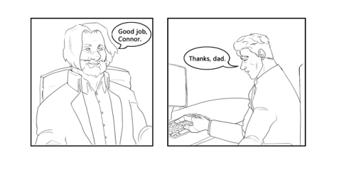 katzebruh: Heh I’m joining the accidentally calling Hank dad joke sorry it isn’t coloured or shaded,