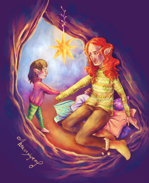 heavenlyeros: Maedhros and Elros for xredriverx. eventually there’ll be a companion piece with