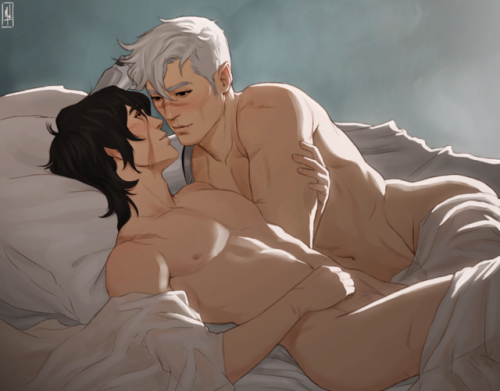 I wanted to draw some soft Sheith, with silk sheets, and lot of love. One thing for sure: Shiro and 