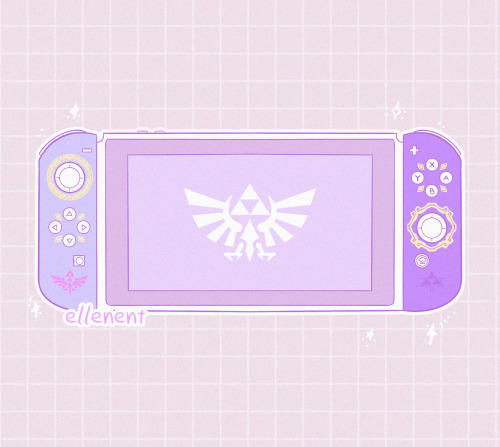 ellenent:the zelda joycons but pastel &lt;3