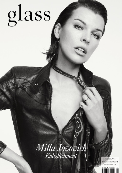 Glass Magazine - Enlightenment - Autumn 2016(World Cover) featuring Milla Jovovich wearing ChloePhot