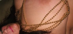 mylonelybreasts:  sunday gold ( i removed most evidence of my face, so i won’t be criticized if i don’t look’ happy’ enough)