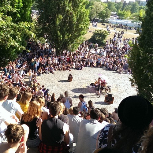 “Paris will always be Paris, but Berlin is still becoming Berlin.” At Mauer Park, #Berlin