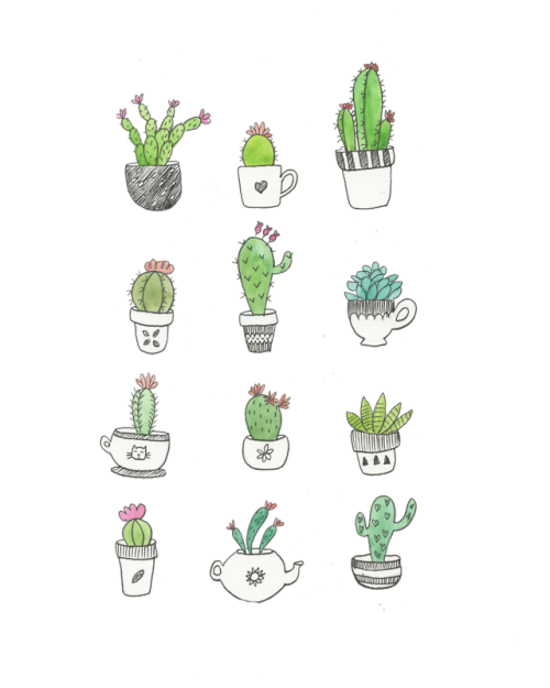 Some cute little watercolor succulent repeats- so SU CUTE LENT am I right?  Oh yeah if you want