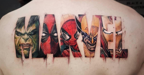 The Avengers logo makes a very good coverup tattoo! #tattoo #ink #tatt... |  TikTok