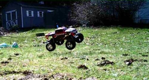 Some screen caps from a vid I took last week. #rcapocalypse #rcjumping #rcbashing #traxxas #traxxass