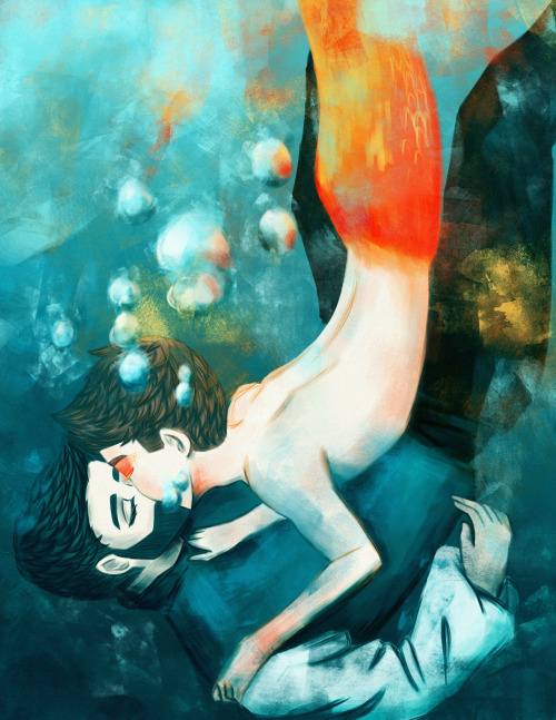 si-ri-miri: Sterek - Mermaid AUThere are stories of people that live beneath the sea, charming men a