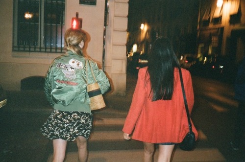 eleonoretoulin:Zoé and Michelle. Paris, May 2017.