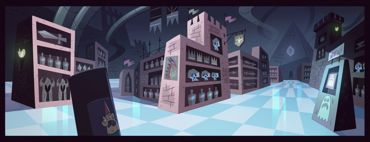hjmichelle:  More backgrounds that I painted for Star vs the Forces of Evil! Episode