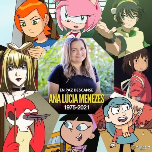 theonewhonothingknows:thundergrace:Brazilian voice actress Ana Lúcia Menezes has passed. The tweet went around and then was dismissed by many when it was realized that she did Brazilian dubs of the characters and isn’t the voice behind the original