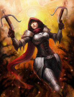 art-of-cg-girls:  Diablo 3 :Demon Hunter by chalii