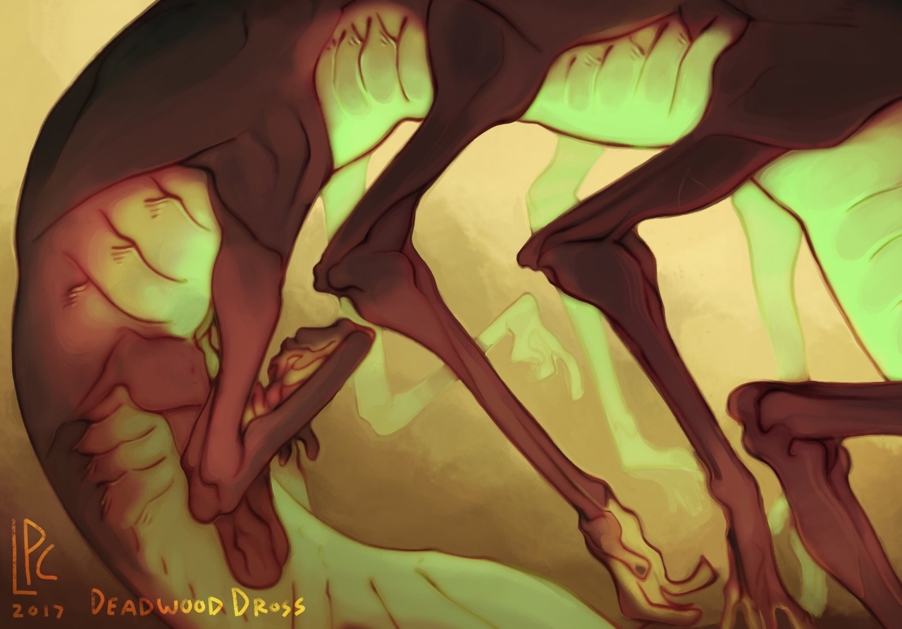 deadwooddross:A big ol chimera I Painted for my Twitter/patreon Banner!Patreon