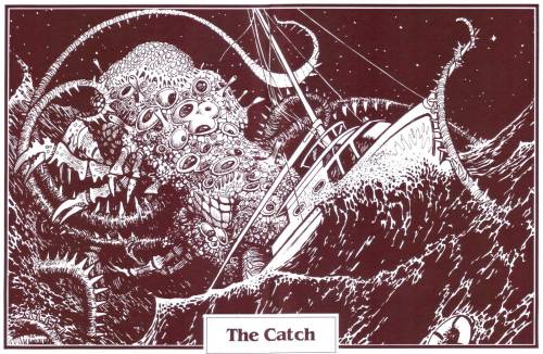 oldschoolfrp:“The Catch” – a massive shoggoth from the deep grapples the party&rsq