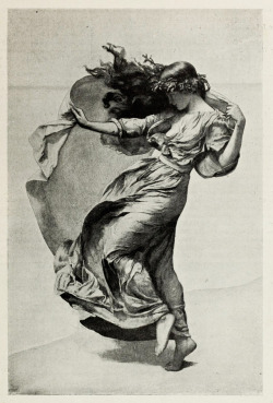 thefugitivesaint: Marianne H W Robilliard  (fl.1908-1920) , ‘Draped Female..’, “The International Studio”, 1909Source