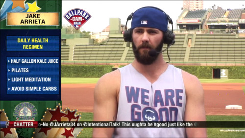 baseballbeisbol:  Jake Arrieta on Intentional Talk 