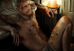 petite-madame:  Read my skin Dean covered