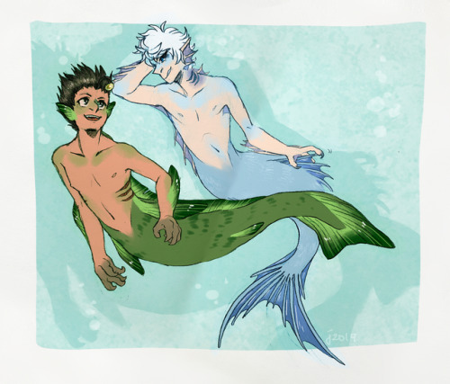 oops, mermay is almost over, but I managed to do something related!anyone remember the good ol’ HxH 