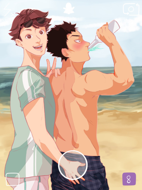 caramellmousse:  Oikawa is one sneaky little adult photos