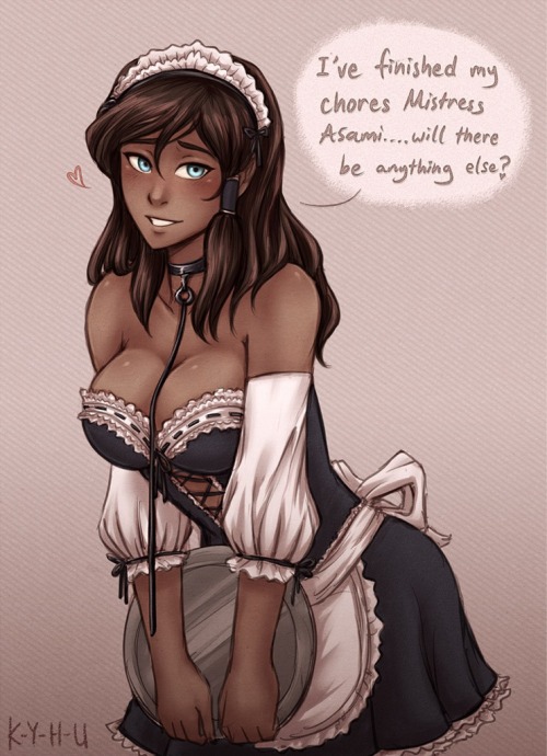 daily-manga-hentai: Korra finished her chores (source)