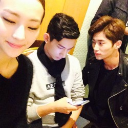 ygkpluswithfriends:  [Instagram] Ji Soo, Hyeong Seop and Woo Seok  @hyeongseop #친구들  