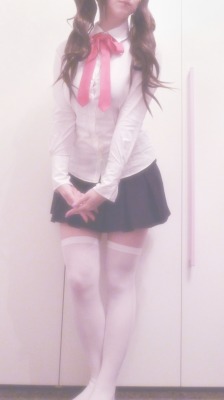 cute-hentaiunicorn:  ❤ Little slutty schoolgirl