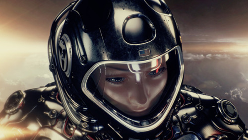 Woman astronaut on Behance by Vladislav Ociacia