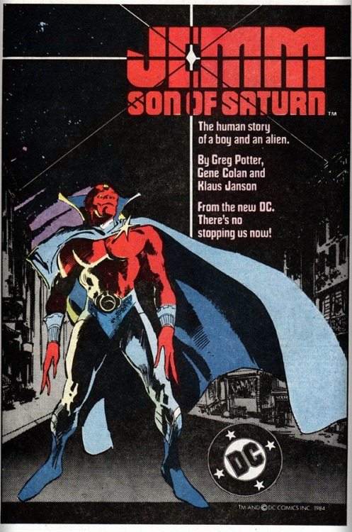 Jemm, Son of Saturn (12-issue maxi-series) Jemm, Son of Saturn was a twelve issue maxi-series publis