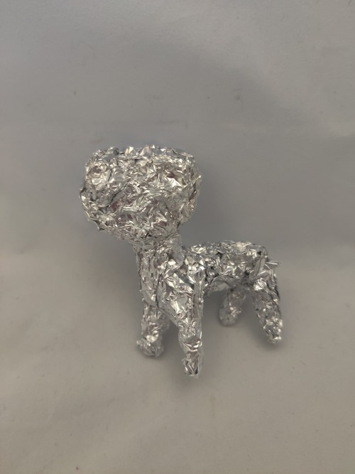 thefoilguy:TBH Creature - Aluminum Foil Sculpture