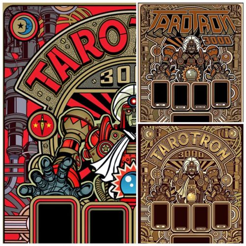 Tarotron 3000 #tarot #coinop #backglass #scifiart #zoltar www.instagram.com/p/B4A_PD9lJUy/?i