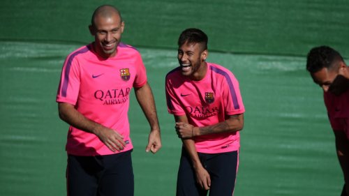 fzneymar:  06/11/2014 Training Session  Photo by MIGUEL RUIZ-FCB
