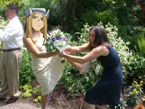 star-clan-assassin:  x-frog-witch-eruka-x:  scythemeister-maka-albarn:  rhythmicweapon:  scythemeister-maka-albarn:  //Actual photos from me and Blair-mun’s wedding!~  //I’M GONNA CRY. YOU ACTUALLY DID IT.  //WE HAVE THE MOST PERFECT WEDDINGS!  AHHHH!!!!