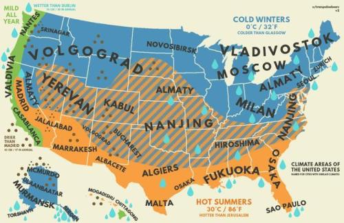 anaisnein:anaisnein:mapsontheweb:US climate with equivalent cities from around the world. Keep readi