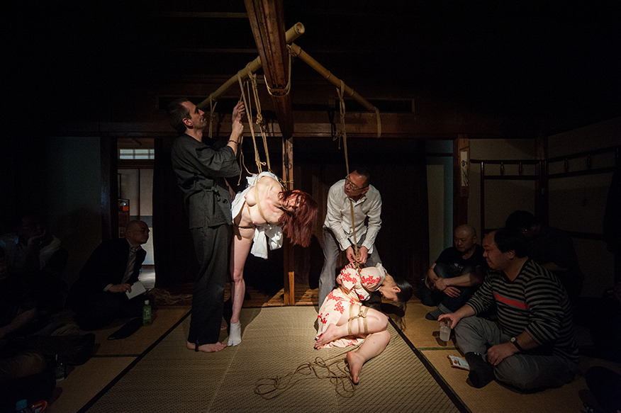 kinbakuluxuria:Duo with Naka Akira at Naka Nawa Kai Tokyo.Rope Naka Akira and Wildties.