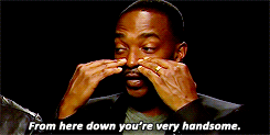 sebastiianstan:  Anthony + Complementing Sebastian plus Sebastian’s reaction. 