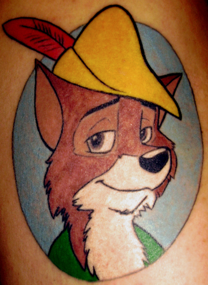Why do I have a tattoo of Disney&rsquo;s Robin Hood on my upper left arm?  I