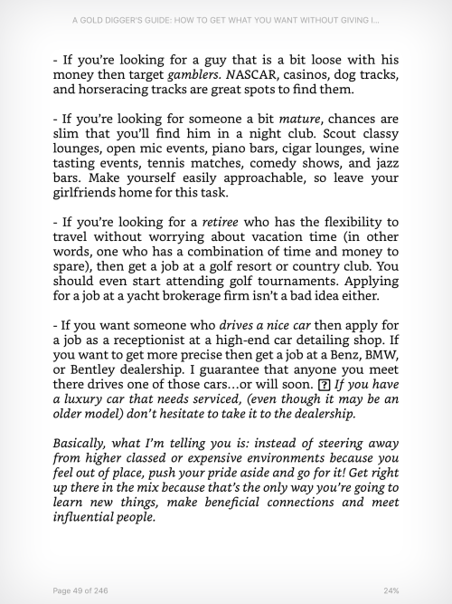 a-futuretrophywife:  vixen-lxx:  verydesisugarbaby: Words of wisdom from a must read book for sugar 