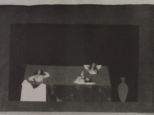 deviatesinc:  Étienne de Beaumont presents Erik Satie’s ballet Mercure, with costumes and sets by Picasso, 1924 