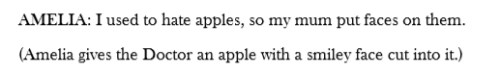 DOCTOR AND AMY + The Apple