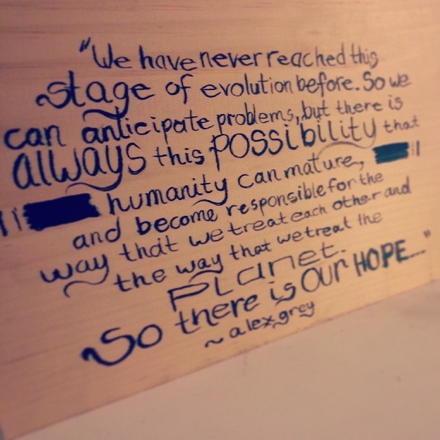 natetheknife:  #hope #humanity #posibility #evolution #cosm #alexgrey