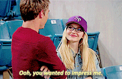 uglyandpermanent:  Josh: Okay, what was that?Maddie: What do you mean? That was, you know, you fulfilling a dream and me not getting in the way. 