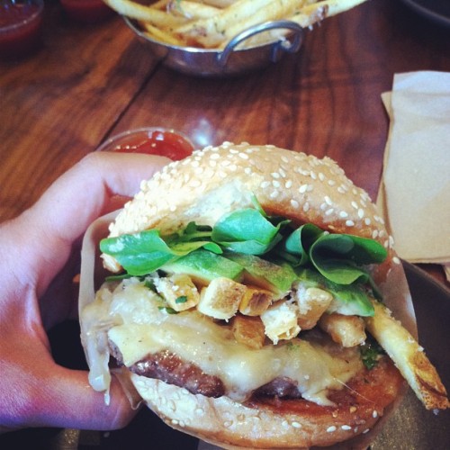 When in Roam…eat a delightful truffle fries burger as a reward for sitting through a 3-hour d