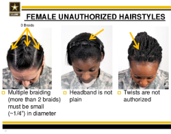 yagazieemezi:  Pentagon Revises Hair Rules