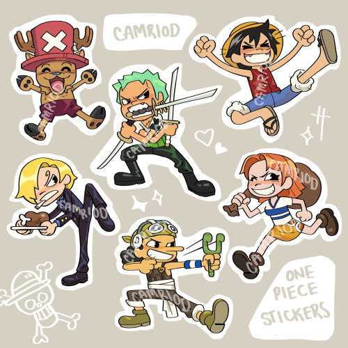 some stickers I plan on selling at a local artist alley 