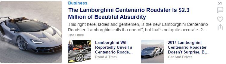 The Lamborghini Centenario Roadster Is $2.3 Million of Beautiful Absurdity
