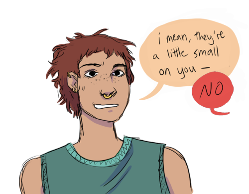 tastydanger: sharing ur clothes with your demon bff who has never fuckin seen a dog? lms if you agree