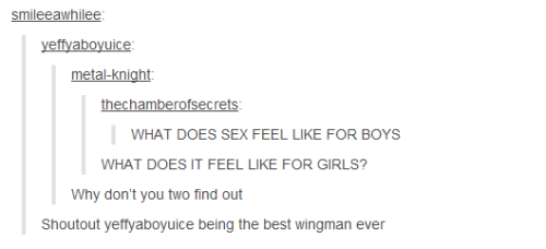 lazylunatic:  novakian:  questions of sex and gender explored on tumblr dot com  This entire post is golden 