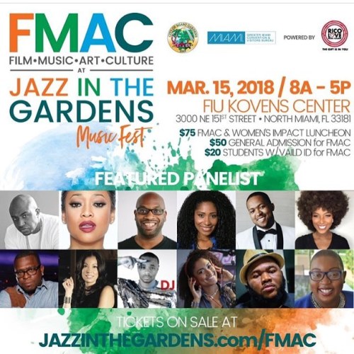 Let&rsquo;s talk Film, Music, Arts &amp; Culture! Join us Tomorrow March 15 for the FMAC at Jazz in 